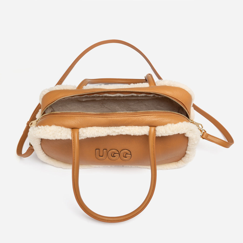 OZWEAR UGG Omi Top-Handle Leather Bag