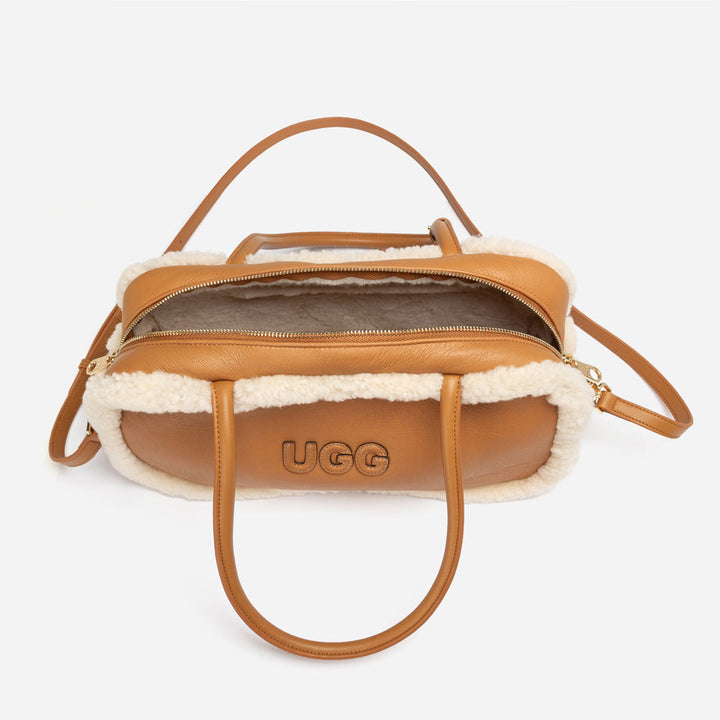OZWEAR UGG Omi Top-Handle Leather Bag