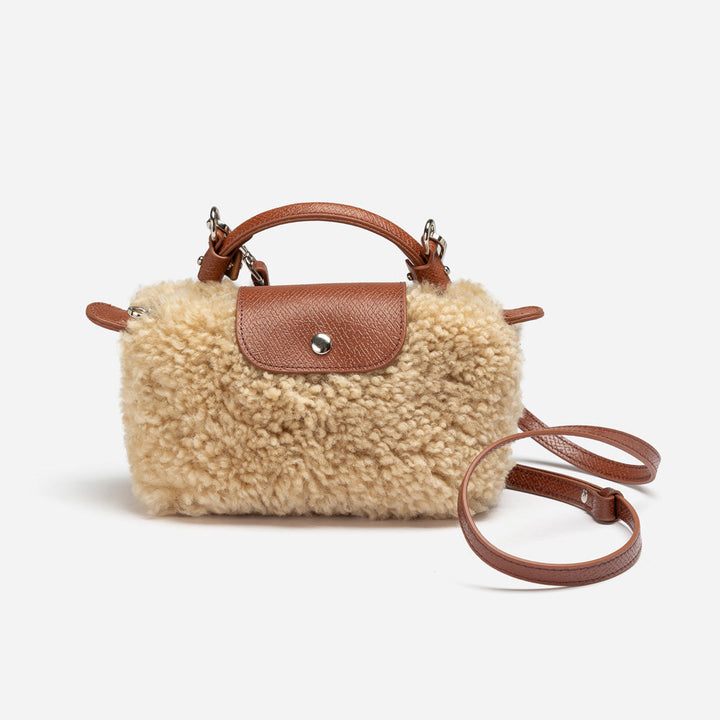 OZWEAR UGG Mini Synthetic Fur Dumpling Bag
