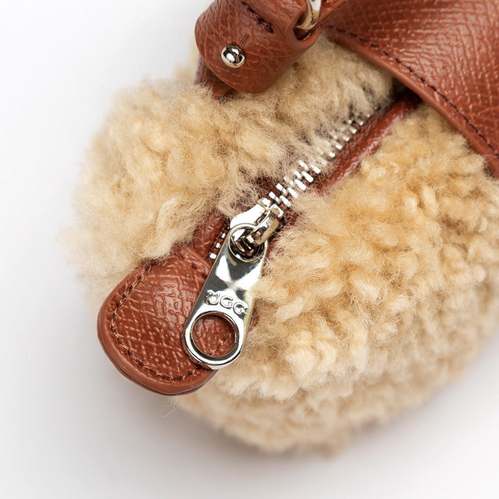 OZWEAR UGG Mini Synthetic Fur Dumpling Bag