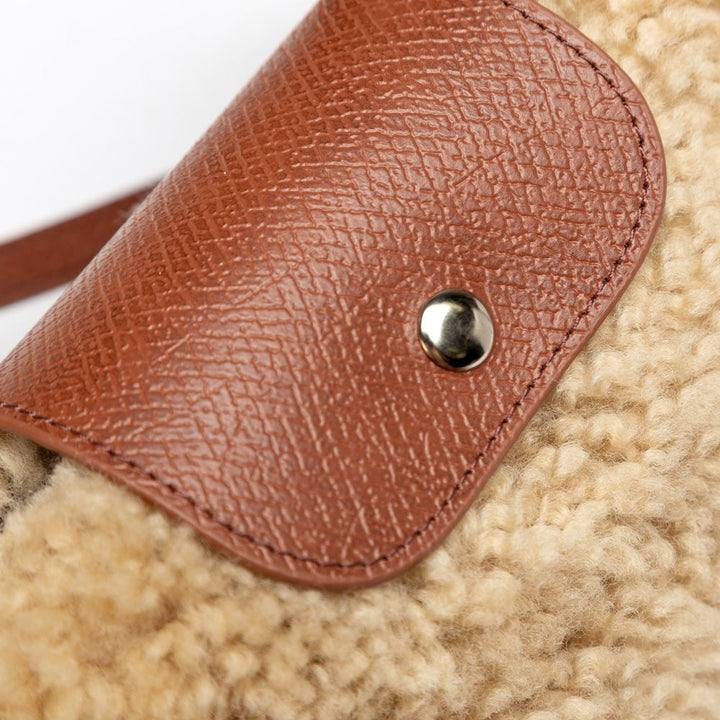 OZWEAR UGG Mini Synthetic Fur Dumpling Bag