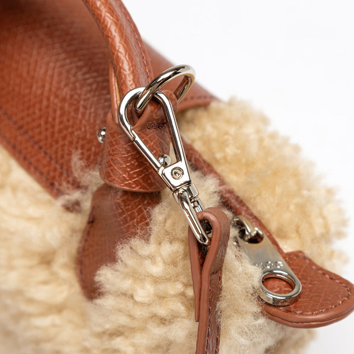 OZWEAR UGG Mini Synthetic Fur Dumpling Bag