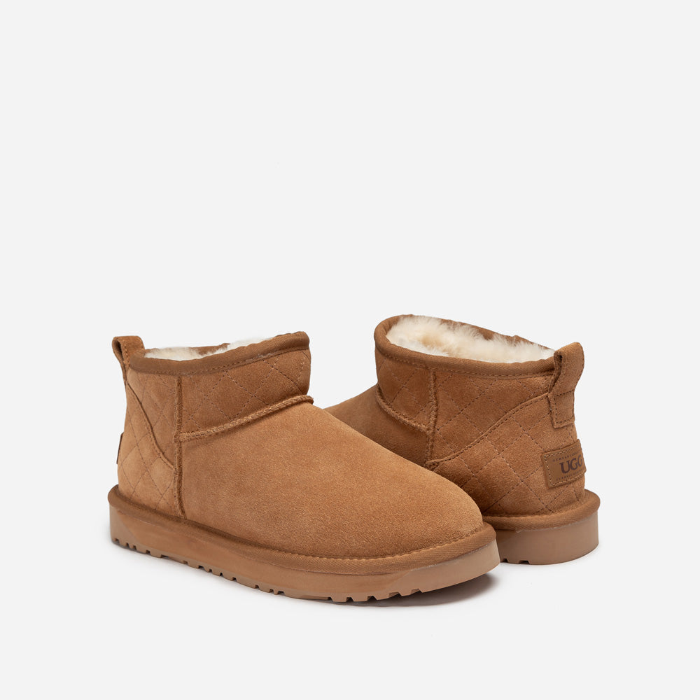 OZWEAR UGG Classic Matelasse Ultra Mini Boot