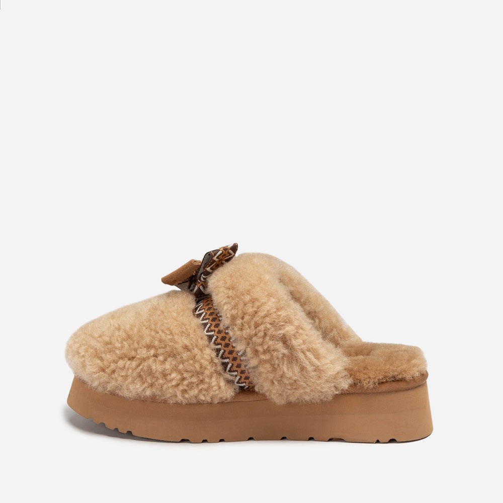 OZWEAR UGG Cemila Shearling Platform Slipper