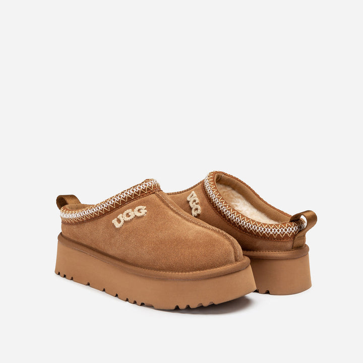 OZWEAR UGG Sydney Embroidery Platform Slipper