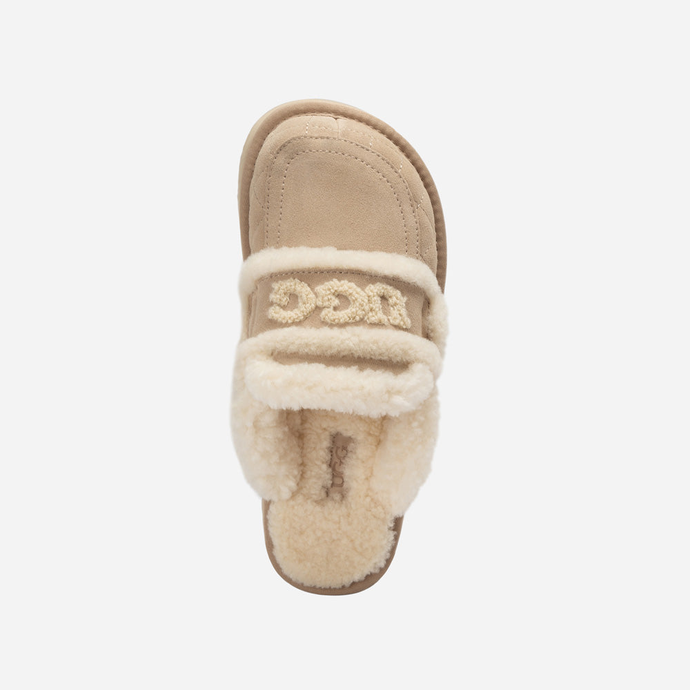 OZWEAR UGG  Violet Matelasse Shearling Platform Slipper