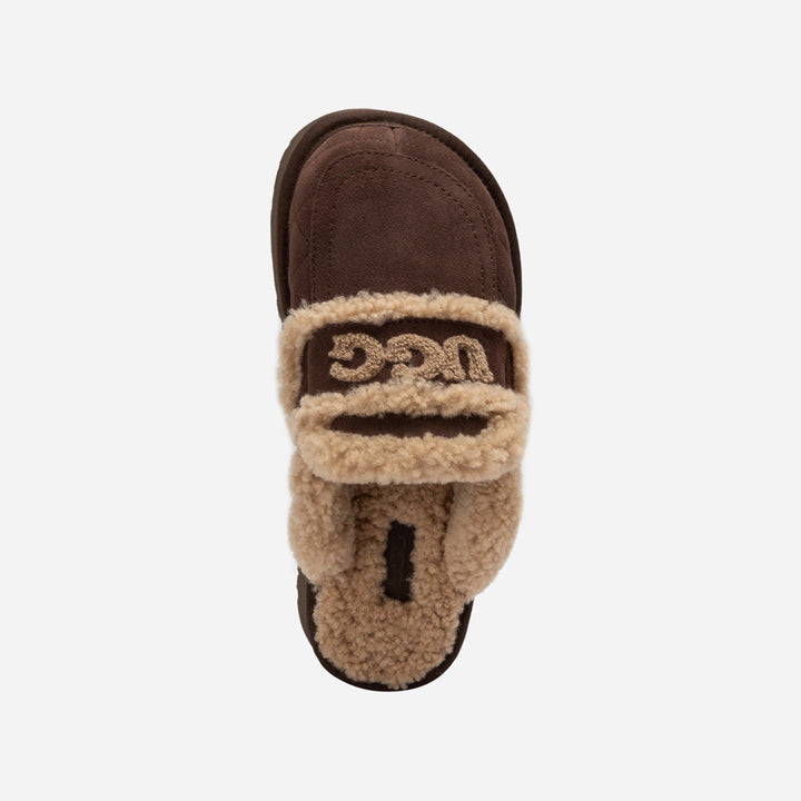 OZWEAR UGG  Violet Matelasse Shearling Platform Slipper