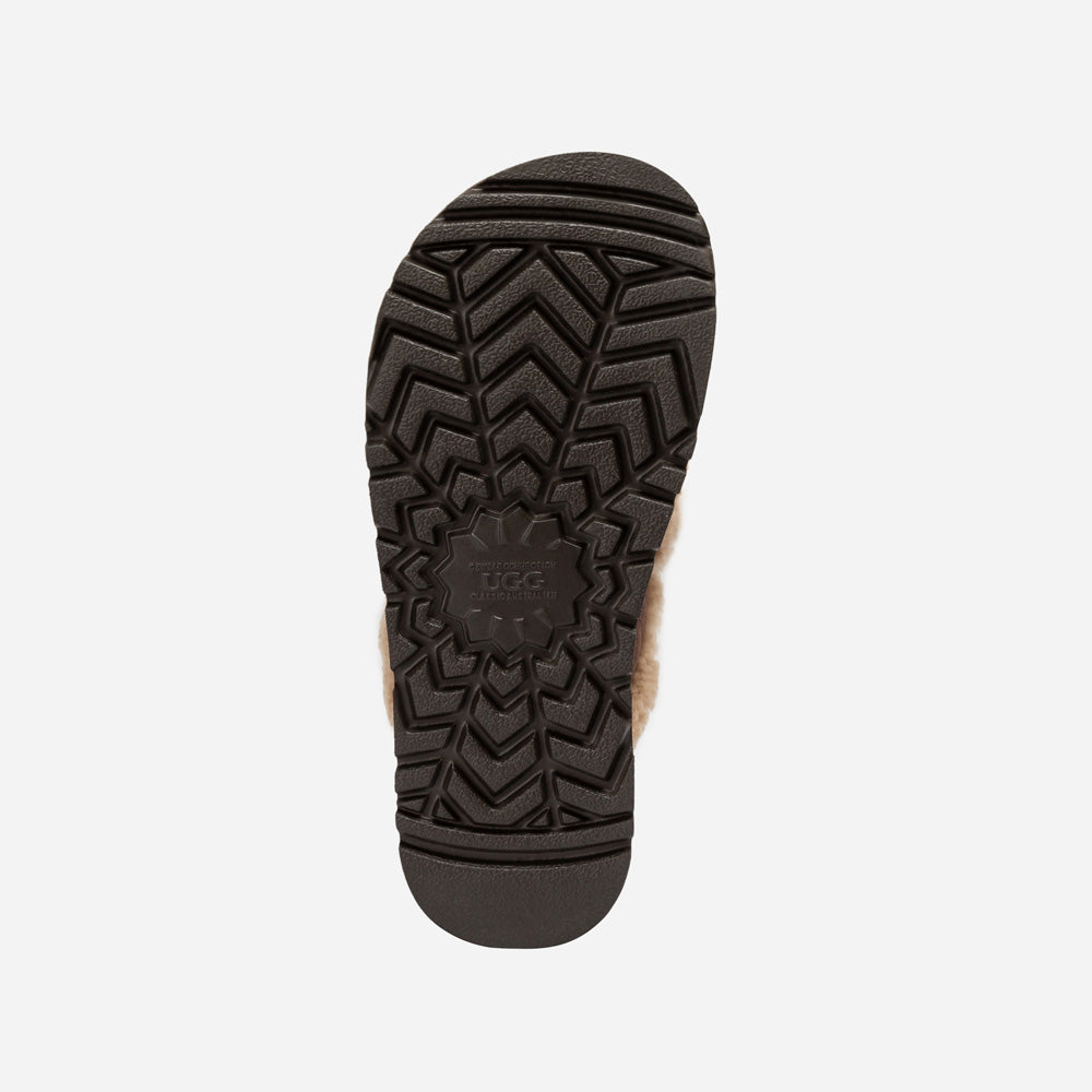 OZWEAR UGG  Violet Matelasse Shearling Platform Slipper
