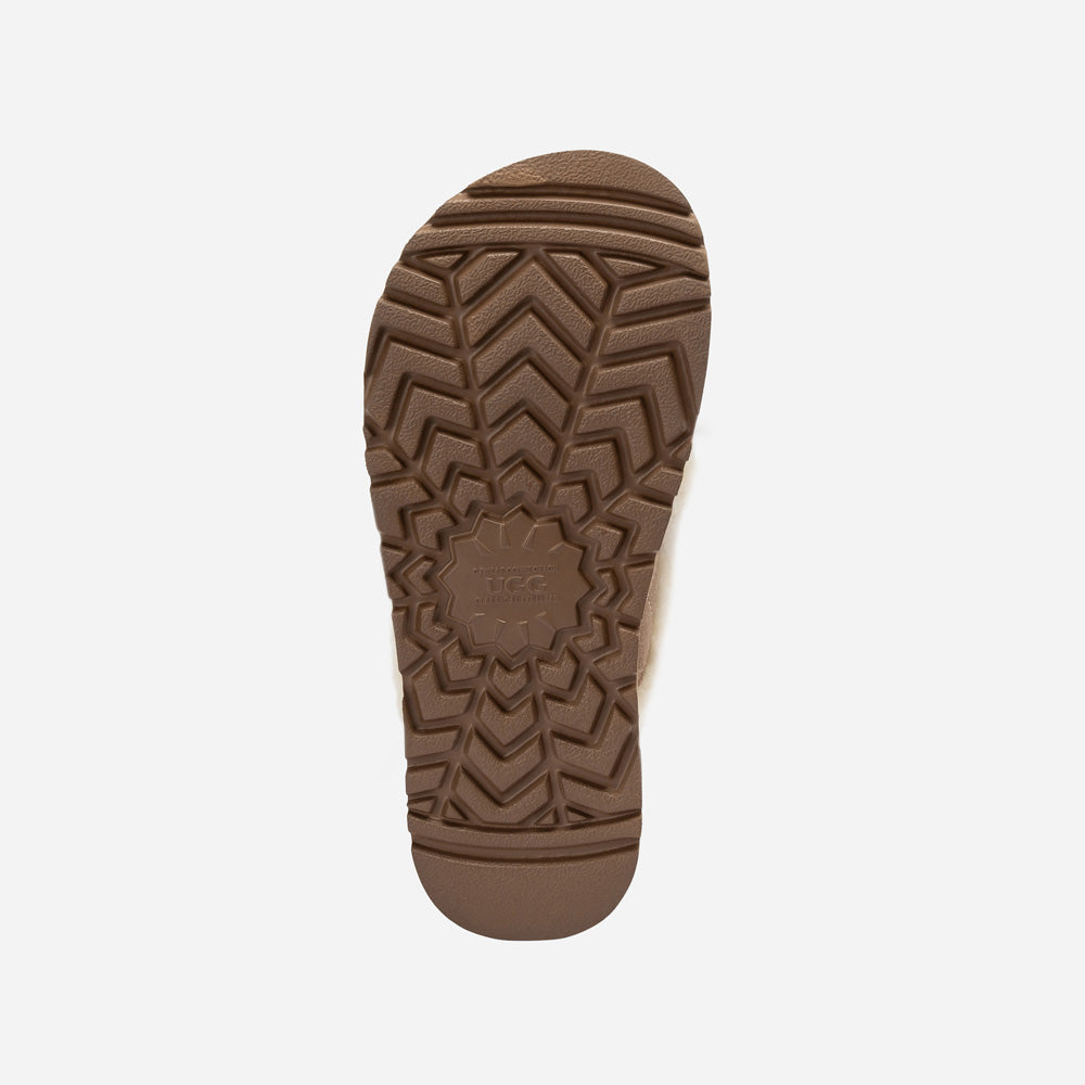 OZWEAR UGG  Violet Matelasse Shearling Platform Slipper