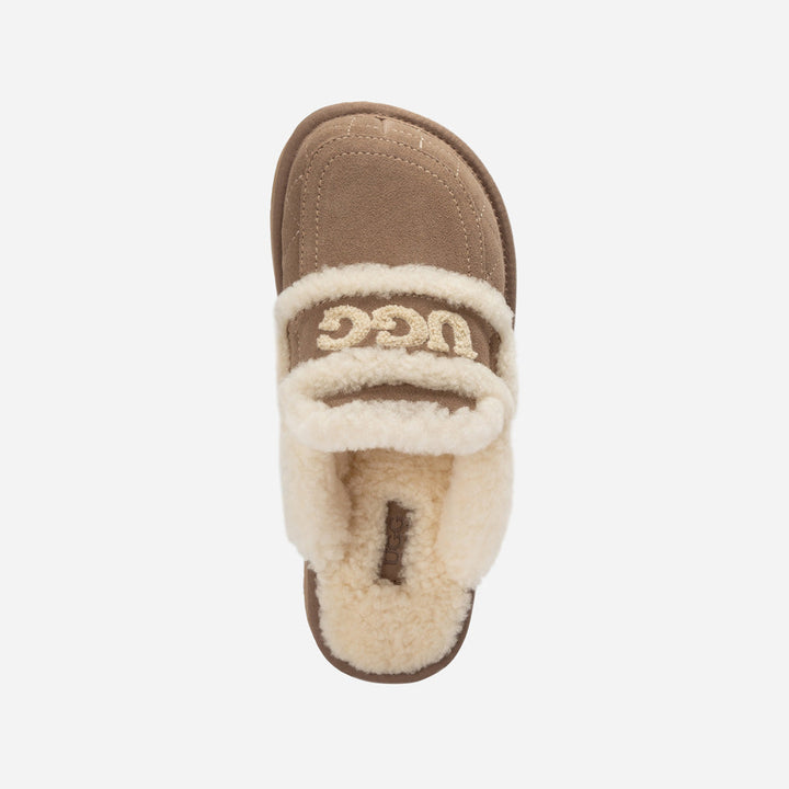 OZWEAR UGG  Violet Matelasse Shearling Platform Slipper