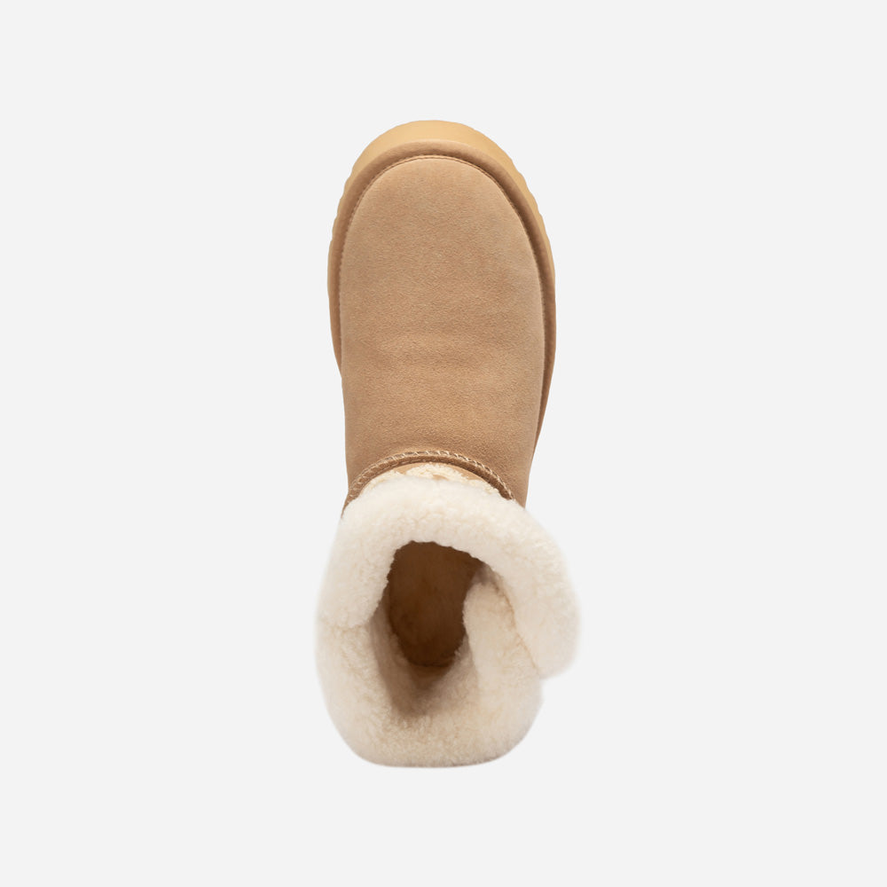 OZWEAR UGG Bondi Matelasse Platform Shearling Mini Boot