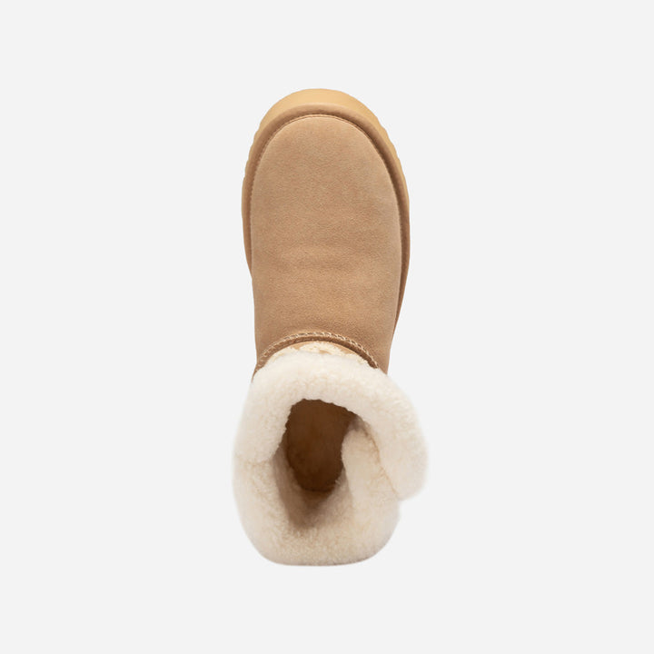 OZWEAR UGG Bondi Matelasse Platform Shearling Mini Boot