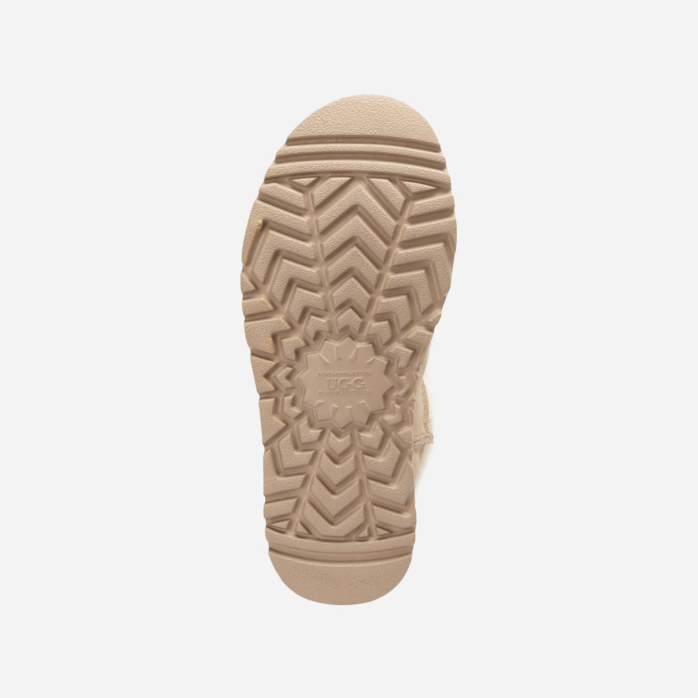 OZWEAR UGG Bondi Matelasse Platform Shearling Mini Boot