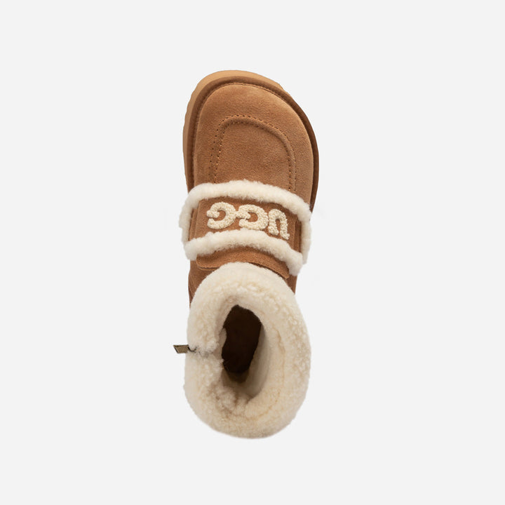 OZWEAR UGG Violet Shearling Zip Platform Boot