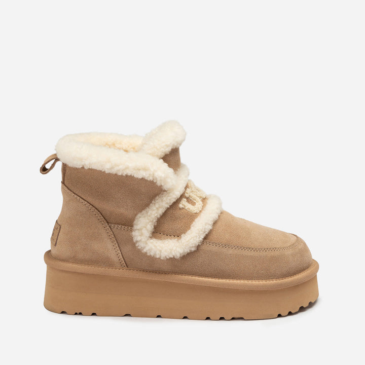 OZWEAR UGG Violet Shearling Platform Boot