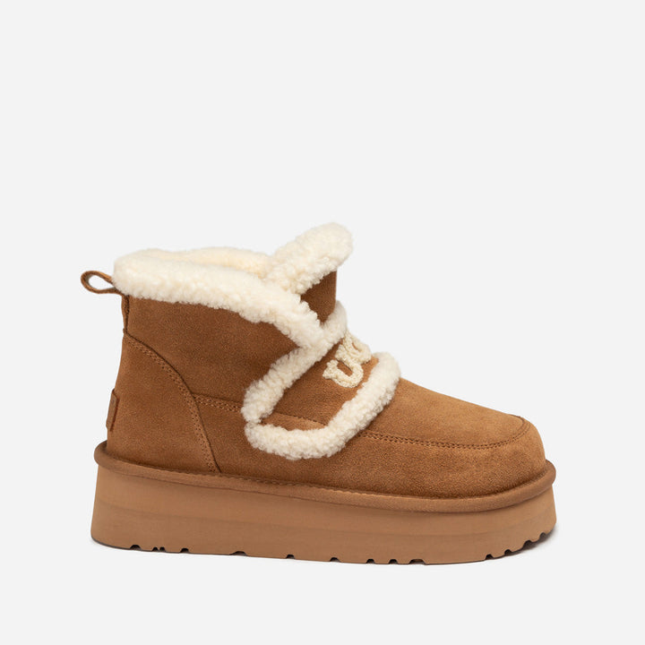 OZWEAR UGG Violet Shearling Platform Boot