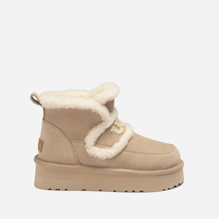 OZWEAR UGG Violet Shearling Platform Boot
