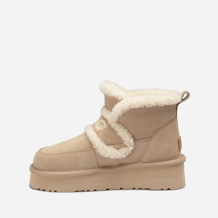 OZWEAR UGG Violet Shearling Platform Boot