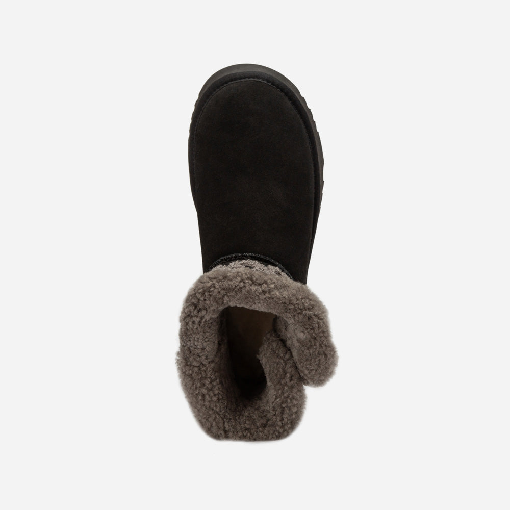 OZWEAR UGG Bondi Matelasse Platform Shearling Mini Boot