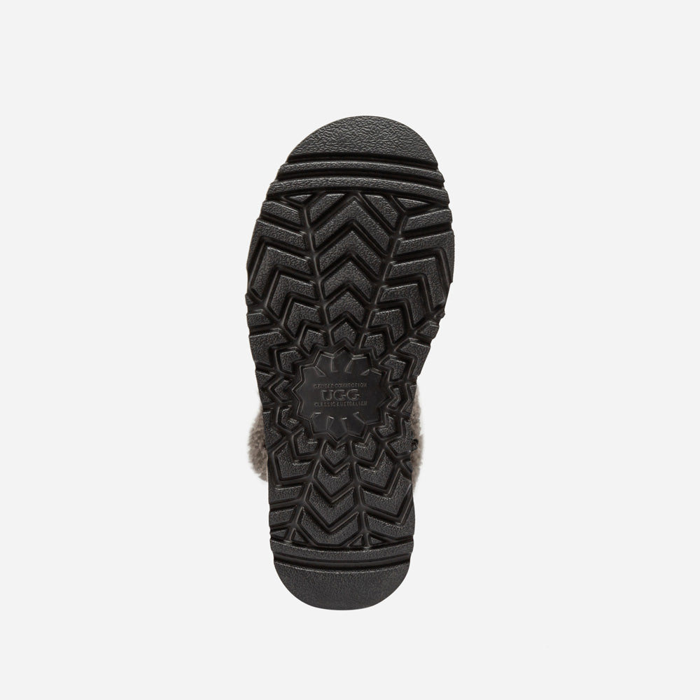 OZWEAR UGG Bondi Matelasse Platform Shearling Mini Boot
