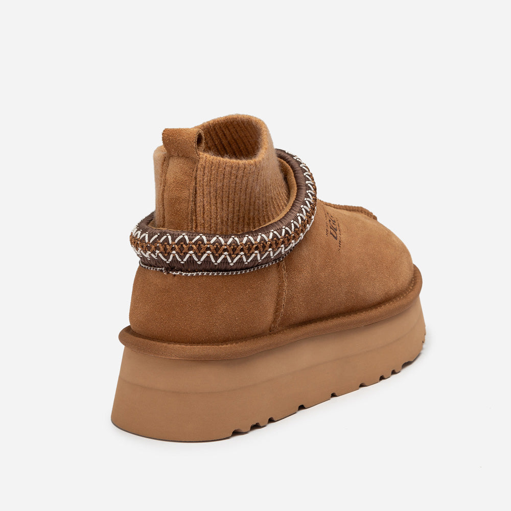 OZWEAR UGG Sydney Knit Platform Slipper