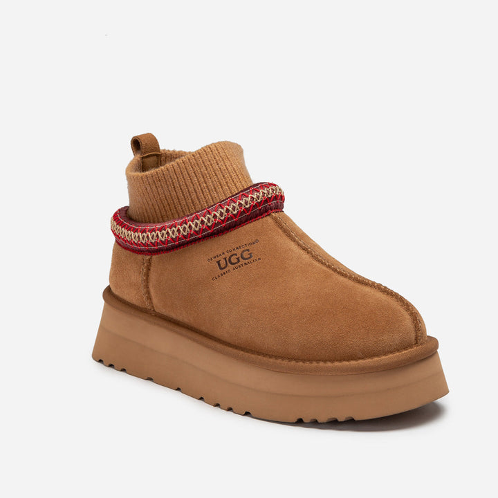 OZWEAR UGG Sydney Knit Platform Slipper