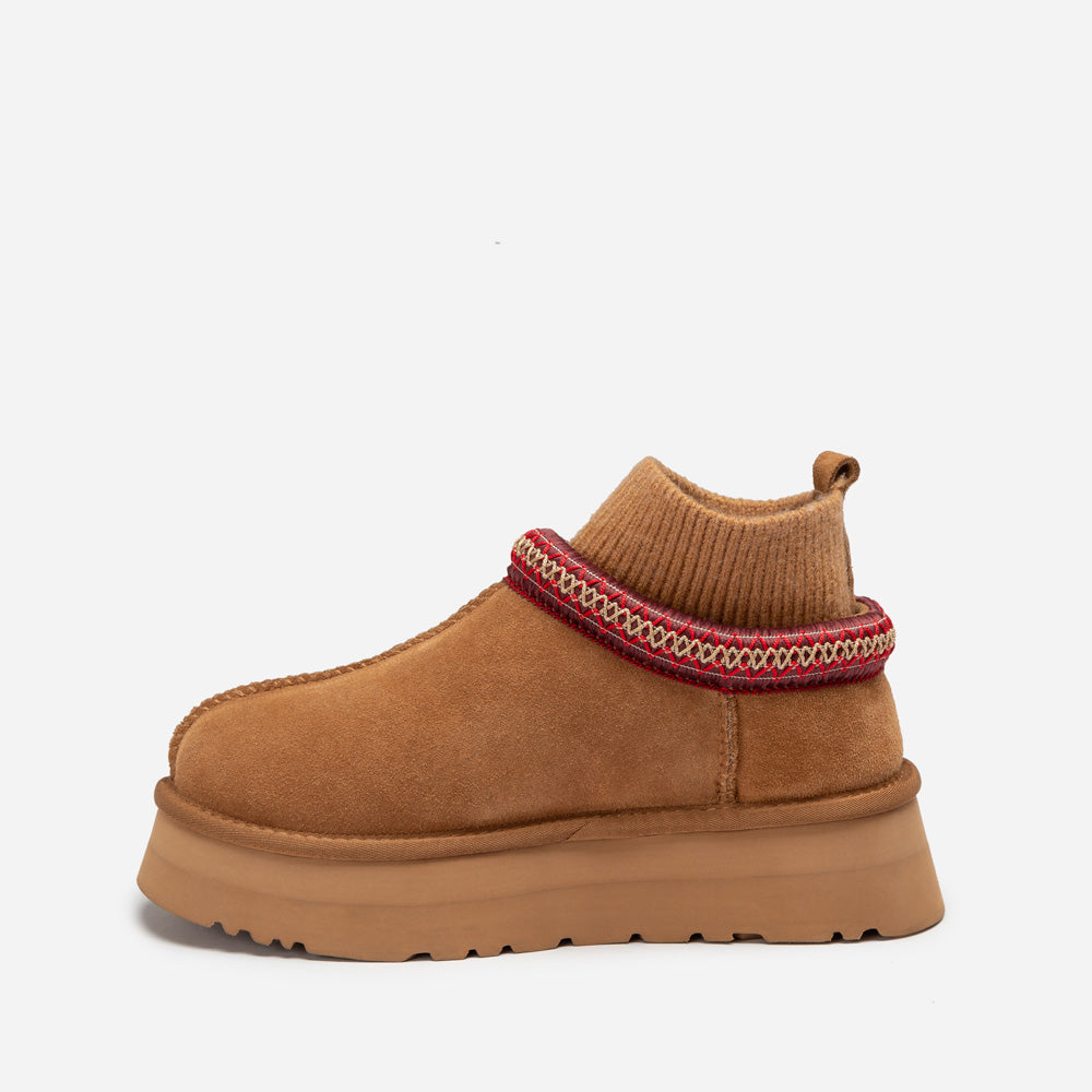 OZWEAR UGG Sydney Knit Platform Slipper