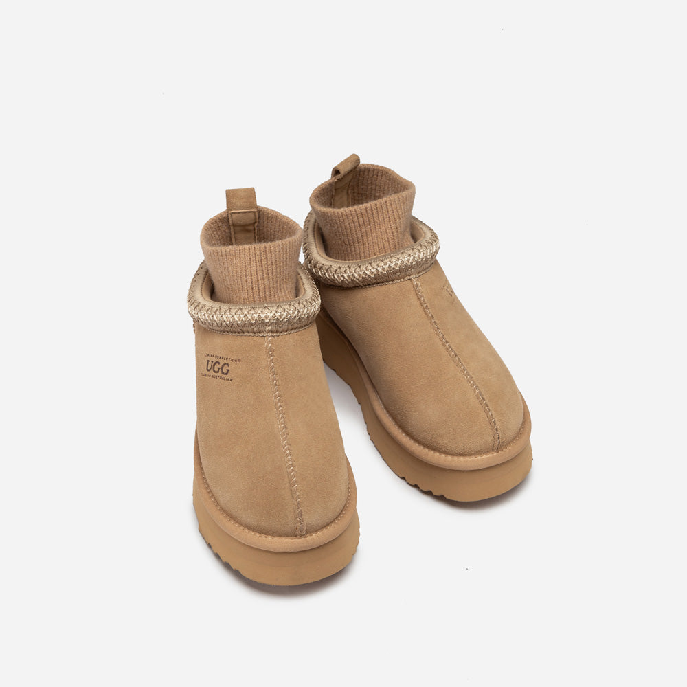 OZWEAR UGG Sydney Knit Platform Slipper