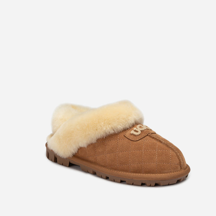 OZWEAR UGG Coquette Matelasse Emb Logo Slipper( Detachable Feature)