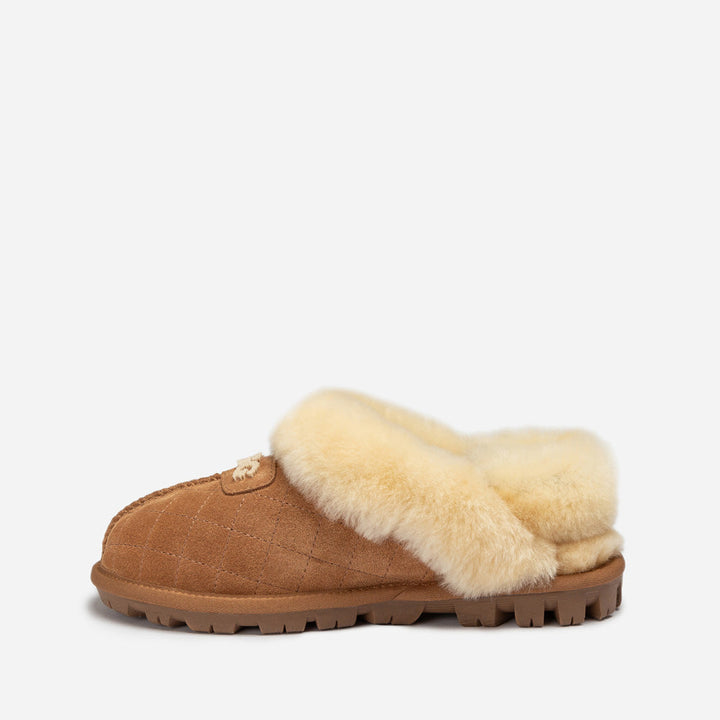OZWEAR UGG Coquette Matelasse Emb Logo Slipper( Detachable Feature)