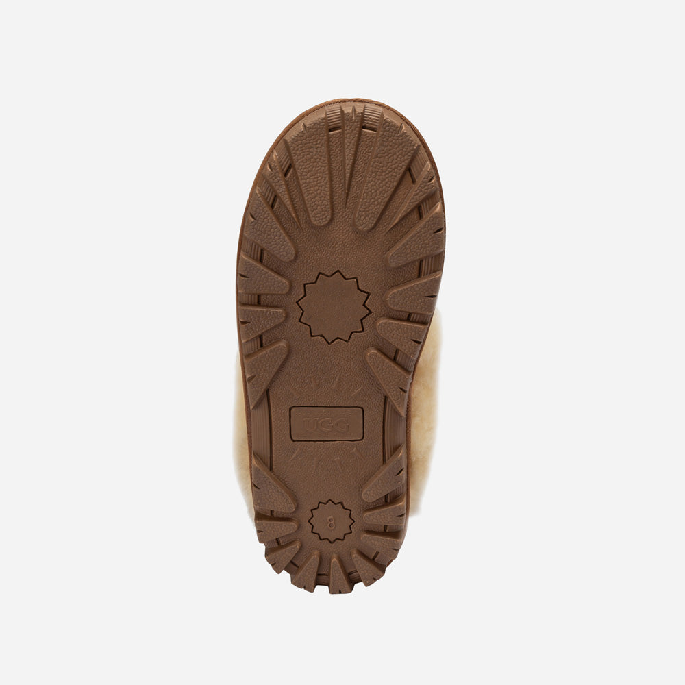 OZWEAR UGG Coquette Matelasse Emb Logo Slipper( Detachable Feature)
