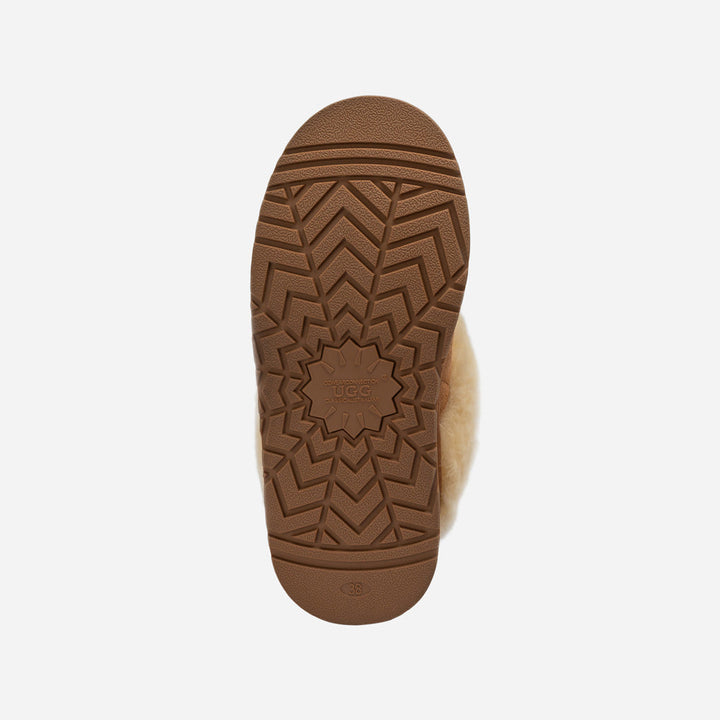 OZWEAR UGG Coquette Matelassé Logo Platform Slipper (Detachable Feature)