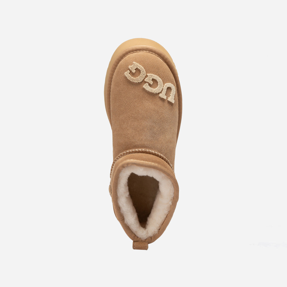 OZWEAR UGG Classic Dana Emb Logo Platform Ultra Boot