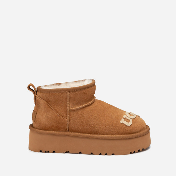 OZWEAR UGG Classic Dana Emb Logo Platform Ultra Boot