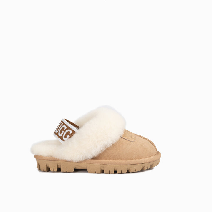 Ugg Kids Coquette Slipper (Elastic Backstrap)( Water Resistant)
