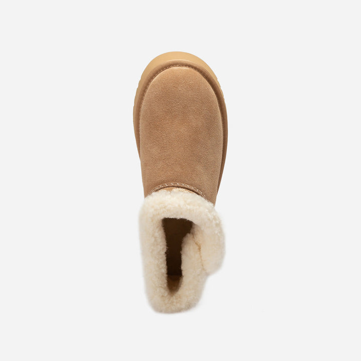 OZWEAR UGG  Bondi Matelassé Platform Shearling Ultra Mini Boots