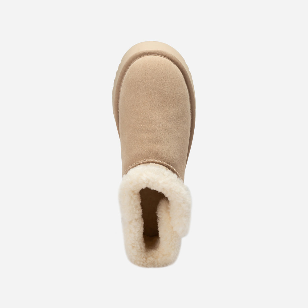 OZWEAR UGG  Bondi Matelassé Platform Shearling Ultra Mini Boots