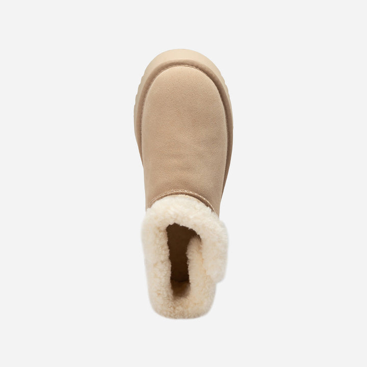 OZWEAR UGG  Bondi Matelassé Platform Shearling Ultra Mini Boots