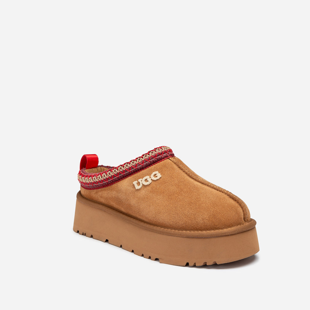 OZWEAR UGG Sydney Embroidery Platform Slipper