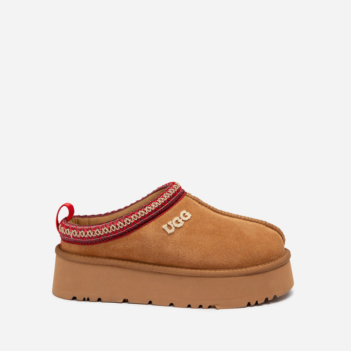 OZWEAR UGG Sydney Embroidery Platform Slipper
