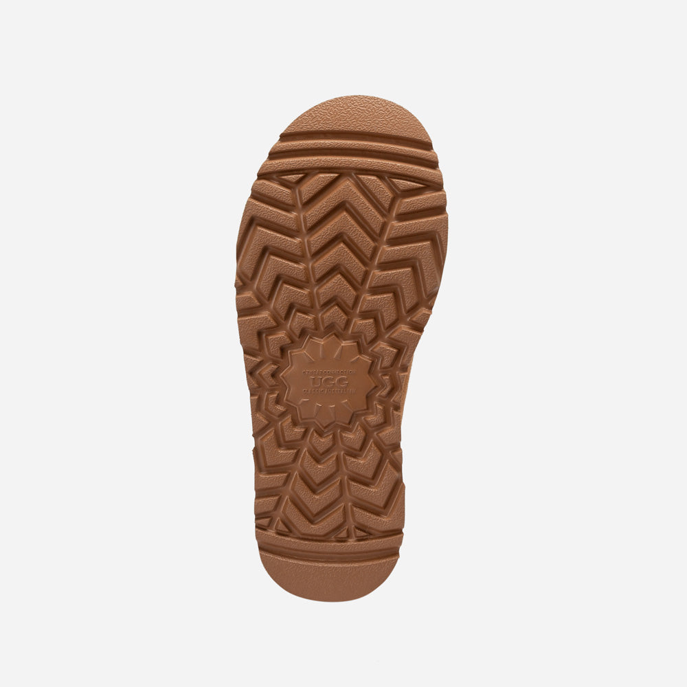 OZWEAR UGG Sydney Embroidery Platform Slipper