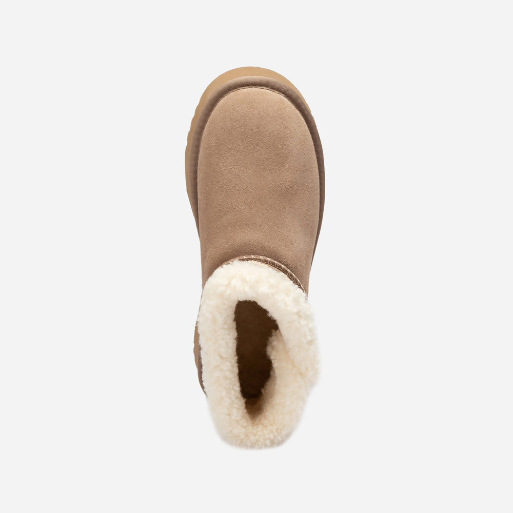 OZWEAR UGG  Bondi Matelassé Platform Shearling Ultra Mini Boots