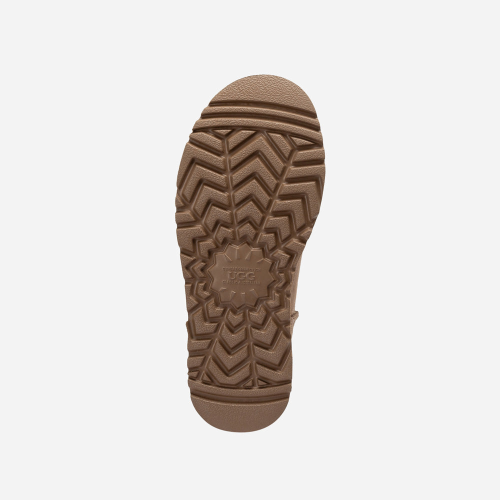 OZWEAR UGG  Bondi Matelassé Platform Shearling Ultra Mini Boots