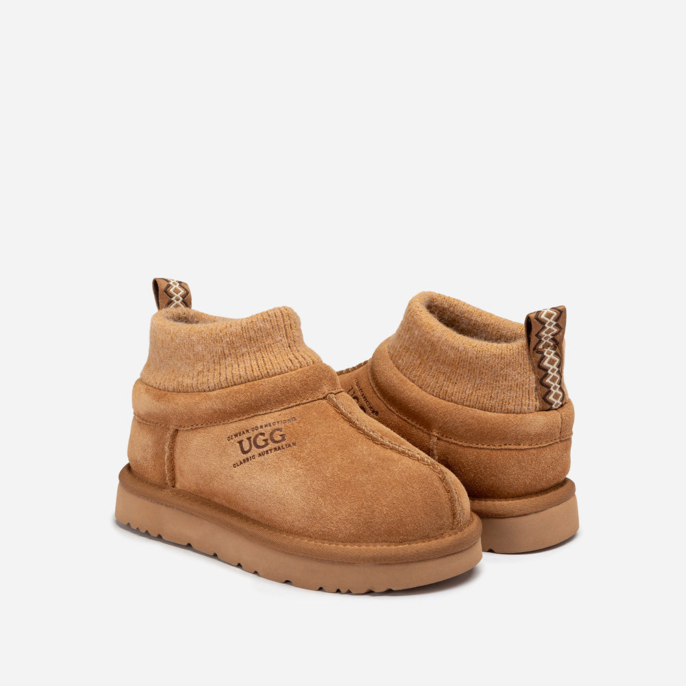 OZWEAR UGG Kids Sydney Knit Slipper