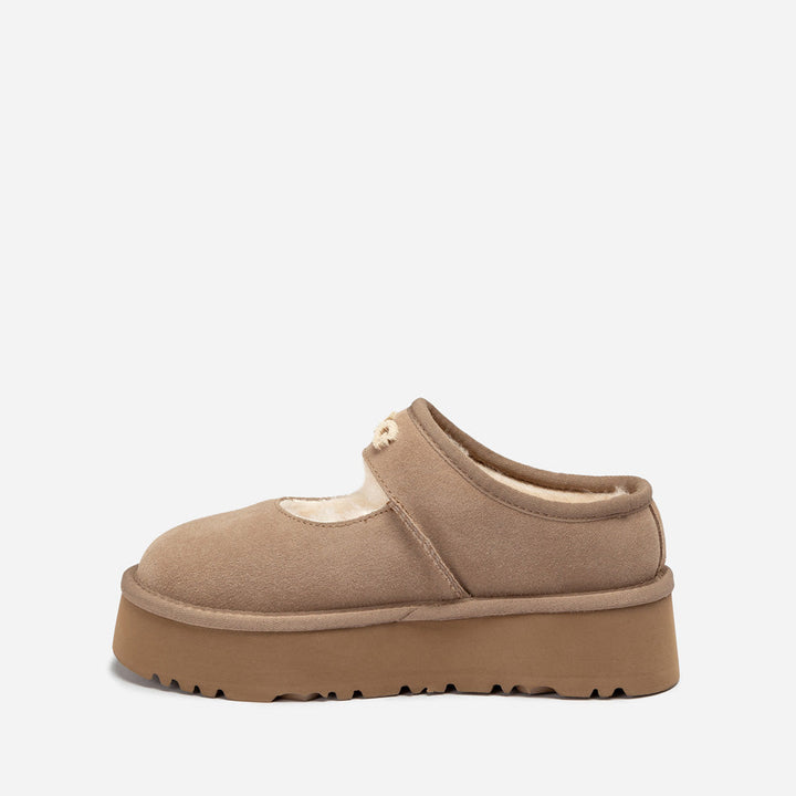 OZWEAR UGG Mary Jane Emb Logo Platform