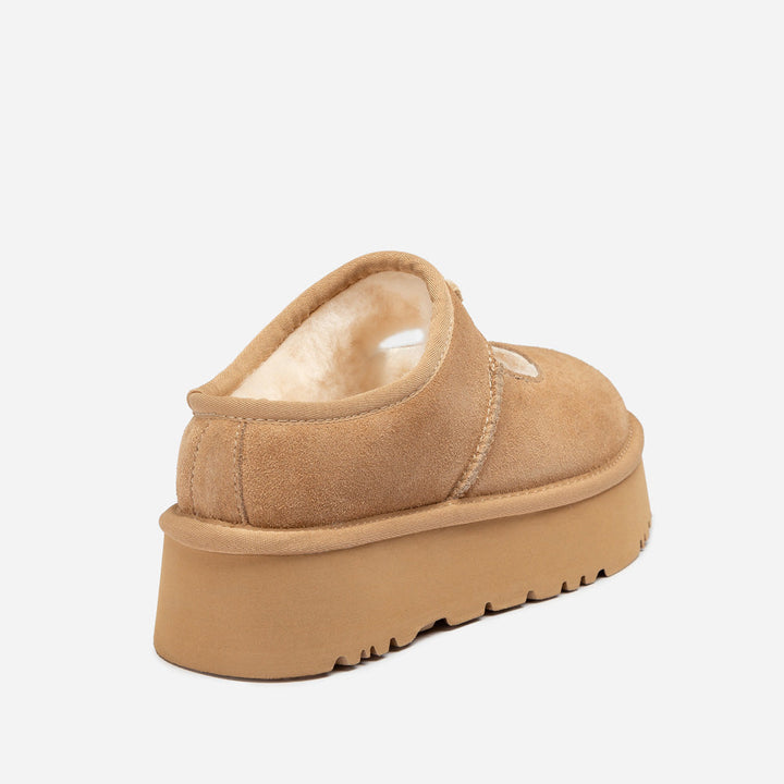 OZWEAR UGG Mary Jane Emb Logo Platform