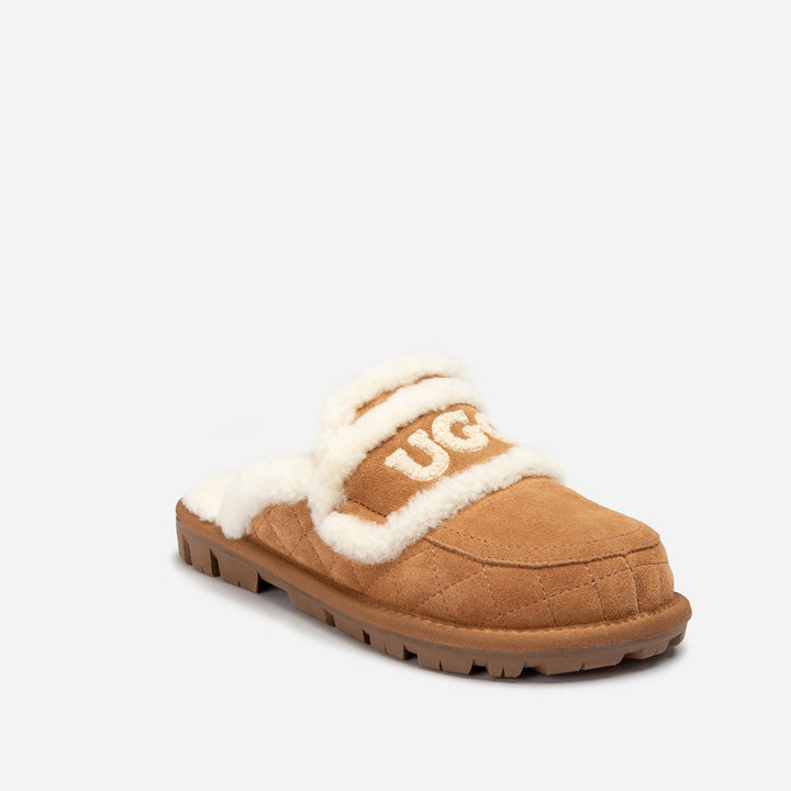 OZWEAR UGG Violet Matelasse Shearling Slipper