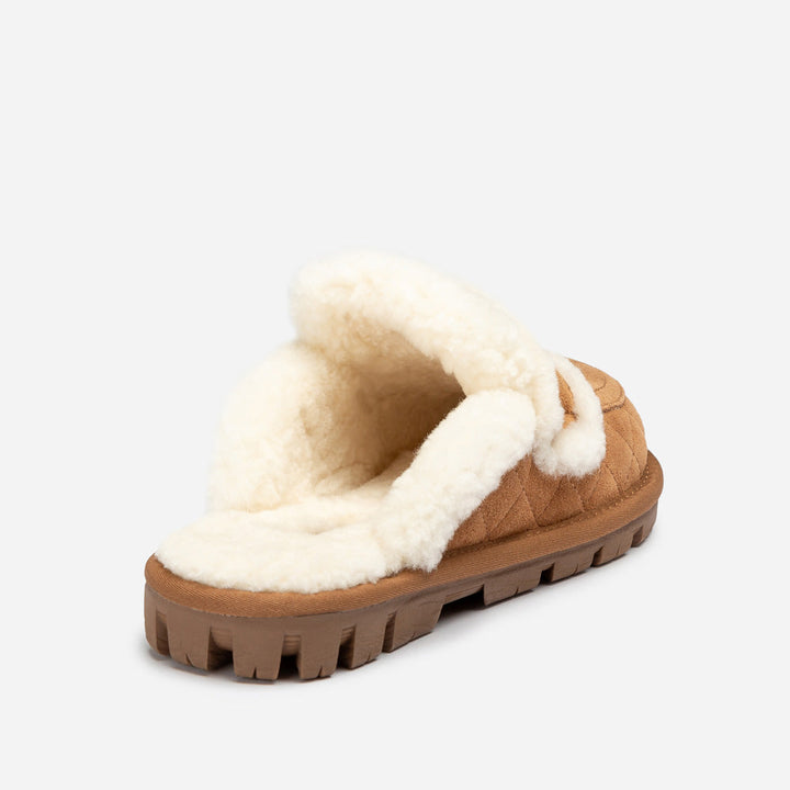 OZWEAR UGG Violet Matelasse Shearling Slipper