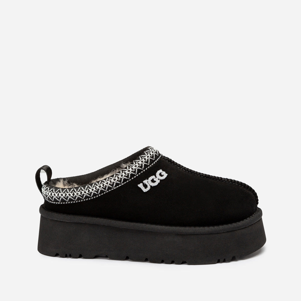 OZWEAR UGG Sydney Embroidery Platform Slipper