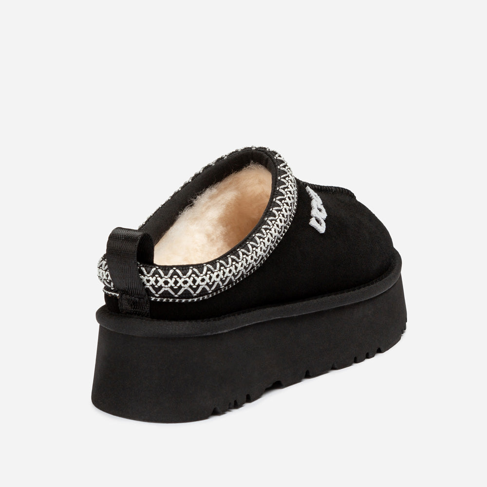 OZWEAR UGG Sydney Embroidery Platform Slipper